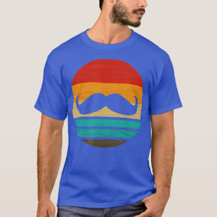 Moustache Retro Style Vintage T-Shirt