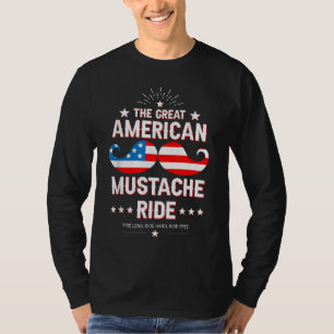 Moustache Rides Presents T-Shirt