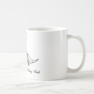 moustache riding club coffee mug