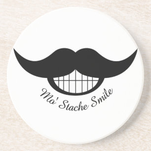 Moustache Smile Coaster