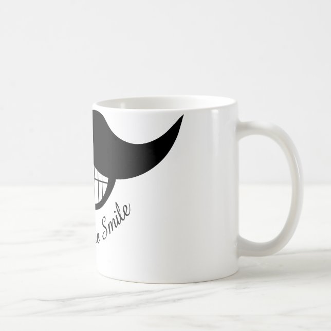 Moustache Smile Coffee Mug (Right)