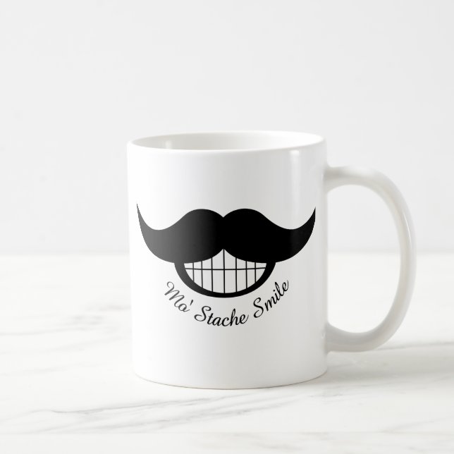 Moustache Smile Coffee Mug (Right)