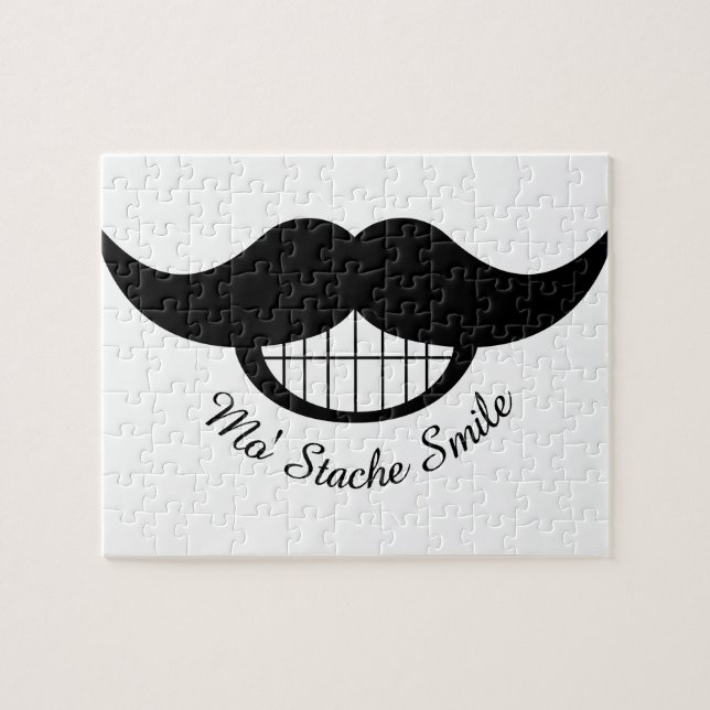 Moustache Smile Jigsaw Puzzle (Horizontal)