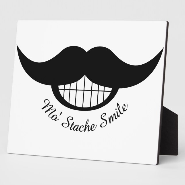 Moustache Smile Plaque (Side)