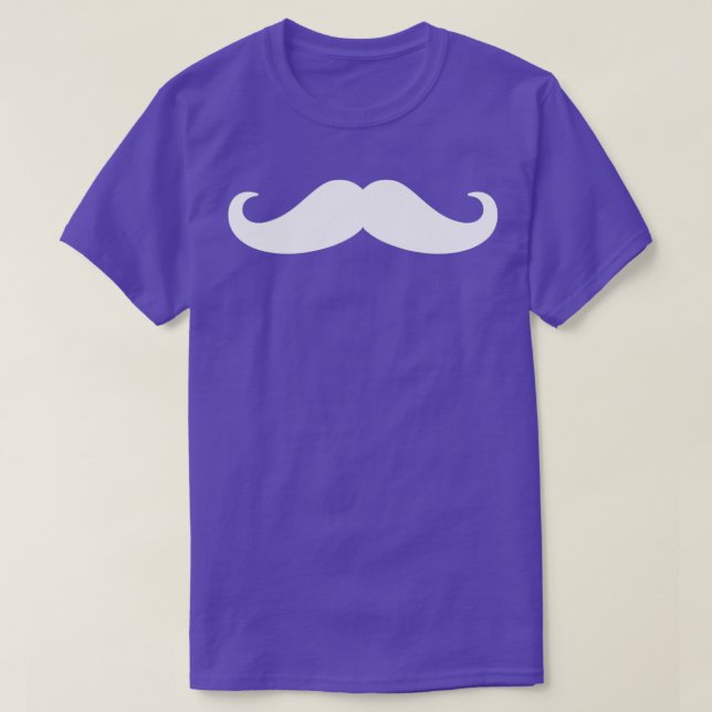 Moustache Soft Moustache Shaved Facial Classic TSh T-Shirt (Design Front)