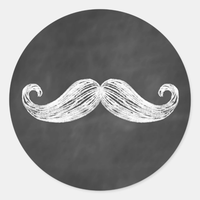 Moustache Sticker (Front)