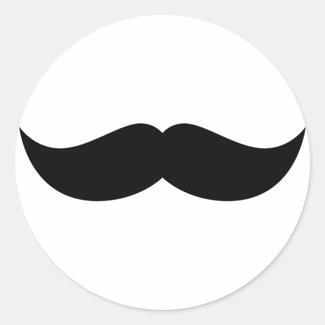 Moustache Sticker (Front)