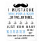 Moustache Theme Baby Shower Game