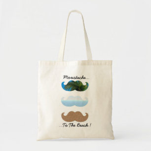 Moustache.. To The Beach! Tote Bag
