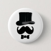 moustache, top hat, bow tie and pearls