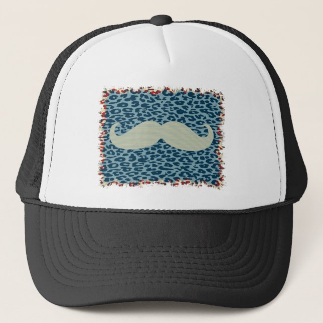 Moustache Trucker Hat (Front)