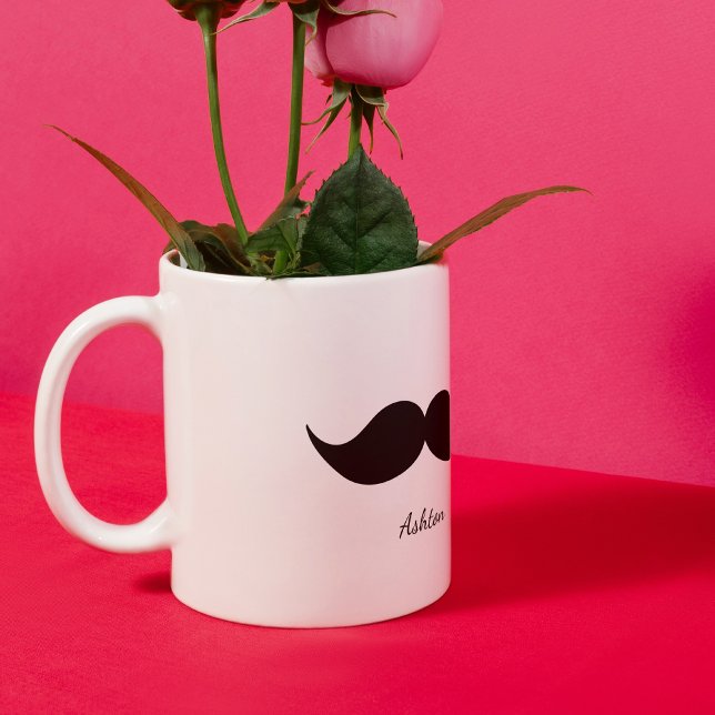 Moustache, Valentine's Day Couple Gift,  Mug (Creator Uploaded)