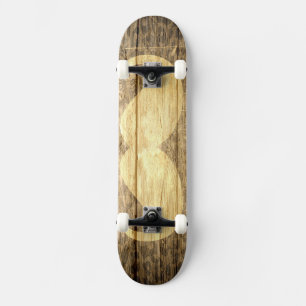 Moustache Vintage Wood #2 Skateboard