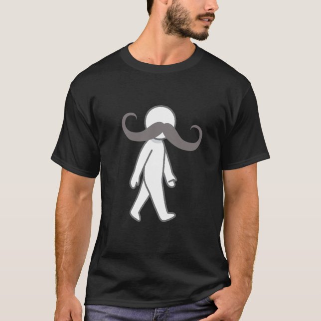 Moustache Walk T-Shirt (Front)