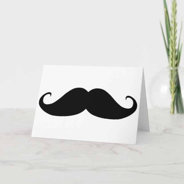 Moustache You Why? Card (Front)