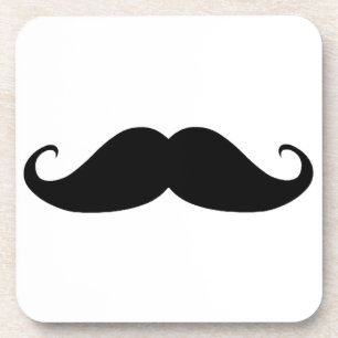 Moustache You Why? Coaster