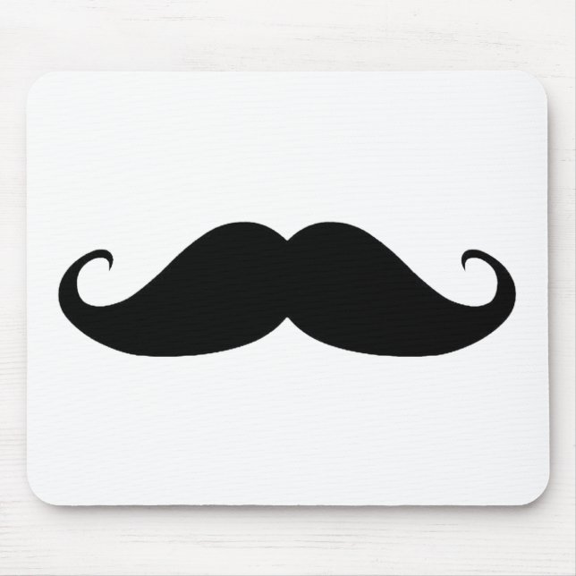 Moustache You Why? Mouse Pad (Front)