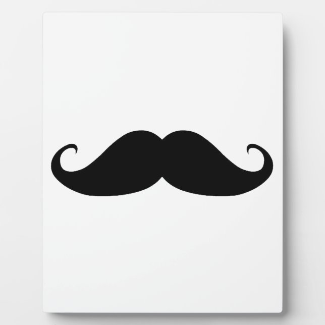 Moustache You Why? Plaque (Front)