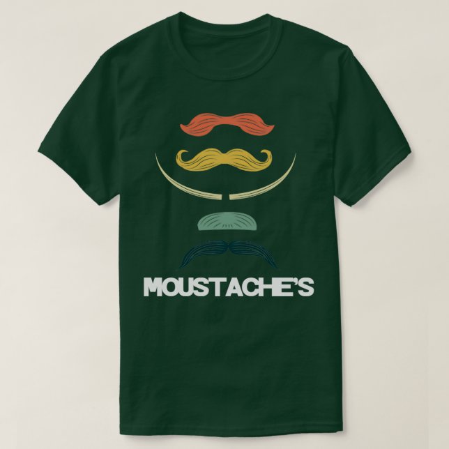 Moustaches 2 T-Shirt (Design Front)