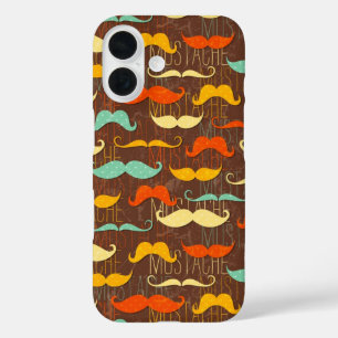 Moustaches iPhone 16 Case
