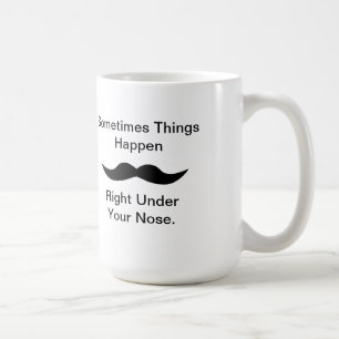Moustaches Happen Coffee Mug