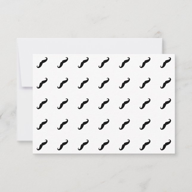 Moustaches Invitation (Front)
