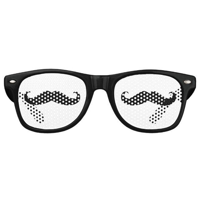 Moustaches Retro Sunglasses (Front)