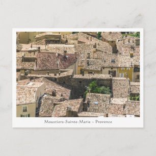 Moustiers Sainte Marie Postcard
