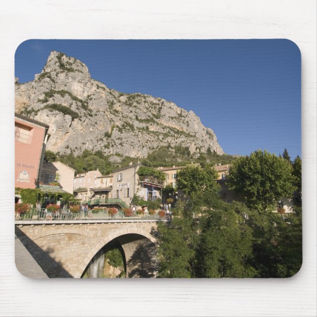Moustiers-Sainte-Marie, Provence, France. Mouse Pad (Front)