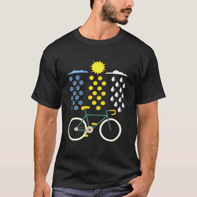 Moutain Biking Cyclist Mtb Rider Bicycle Biker T-Shirt (Front)