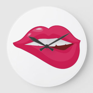 Mouth  large clock