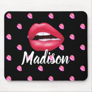 Mouth Lipstick Makeup Beauty Custom Personalised Mouse Pad