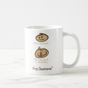 Mouth On Chocolate Coffee Mug