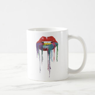 Mouth painting Kiss Art Coffee Mug
