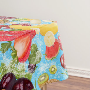 Mouth-watering Tropical Fruits Tablecloth