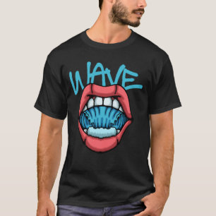 Mouth With Waves Inside streetwear  T-Shirt