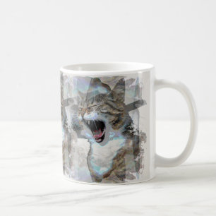 Mouthy Cat Designed Photo Coffee Mug