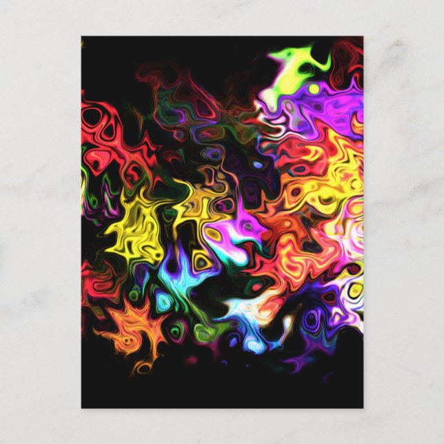 Move Abstract Feel 1.99 Postcard (Front)