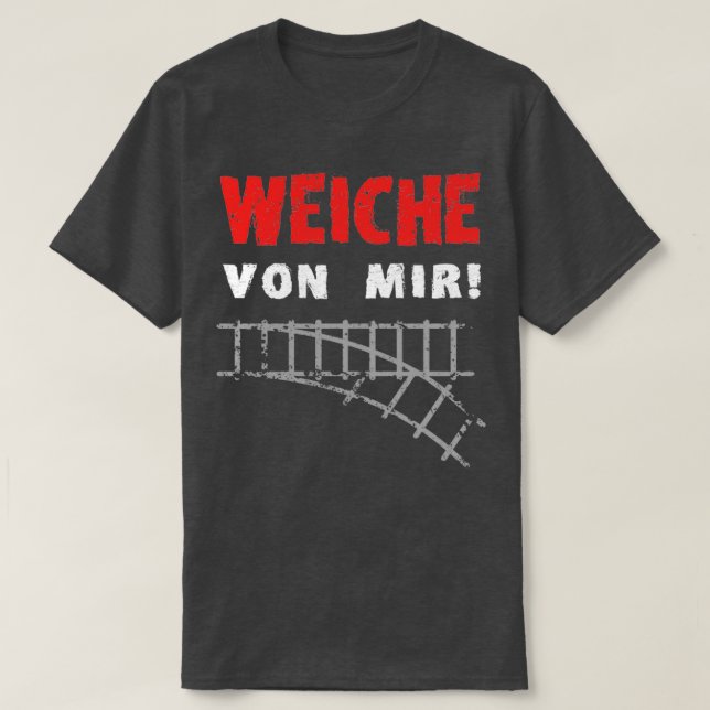 Move away from me Railway rails 1 T-Shirt (Design Front)