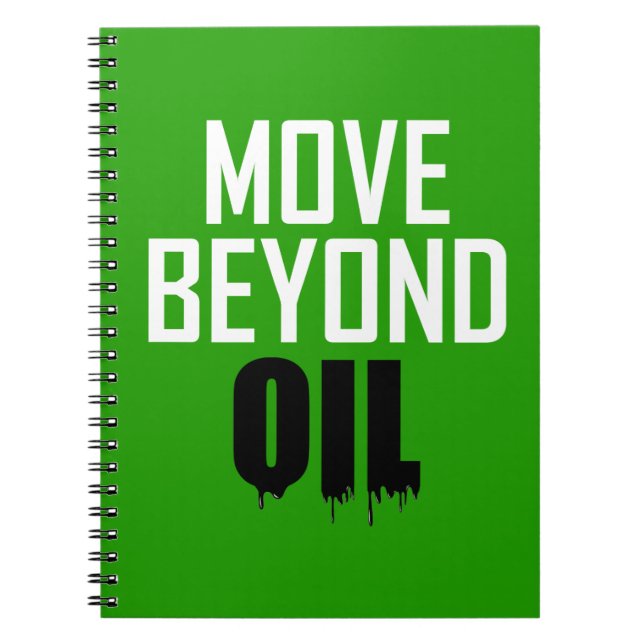 Move Beyond Oil Notebook (Front)