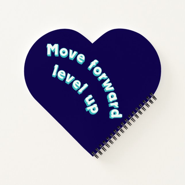Move Forward Level Up  Notebook (Back)