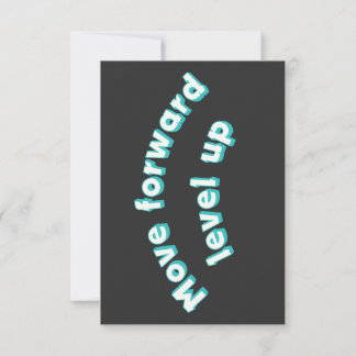 Move Forward Level Up RSVP Card