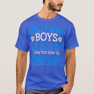 Move Over Boys Female Dart Player Premium T-Shirt