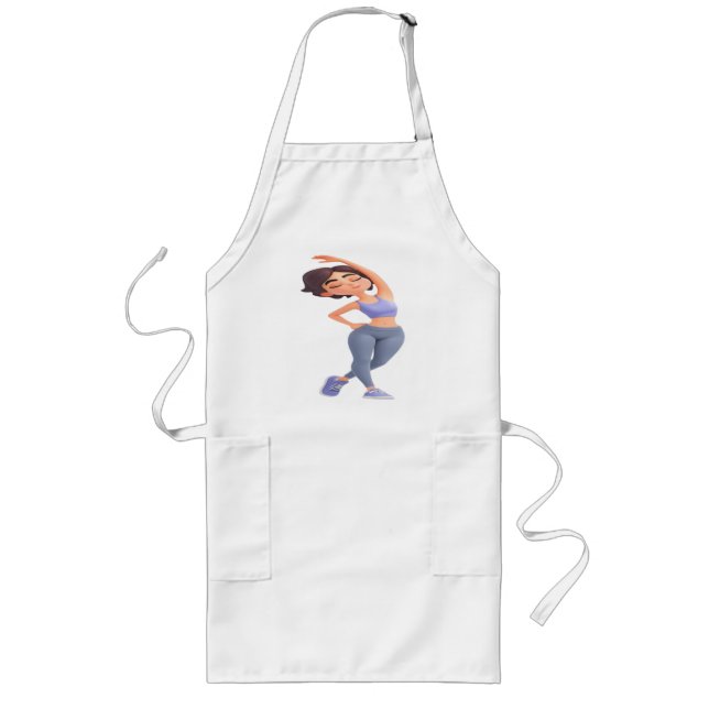 Move With Confidence Long Apron (Front)