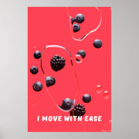 Move With Ease: Midnight Berries & Water Zen Art