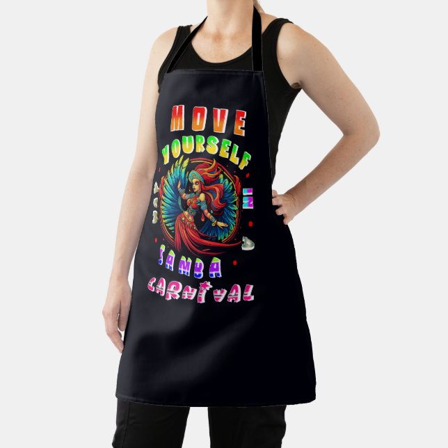 Move Yourself In A Samba Way Carnival Apron (Insitu)