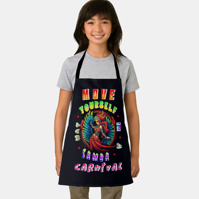 Move Yourself In A Samba Way Carnival Apron (Insitu)