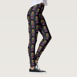 Move Yourself In A Samba Way Carnival Leggings
