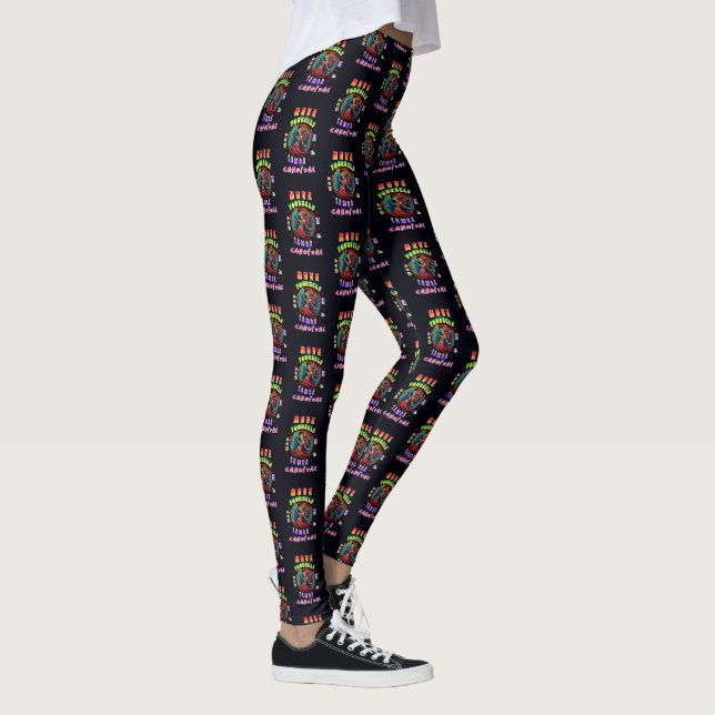 Move Yourself In A Samba Way Carnival Leggings (Right)