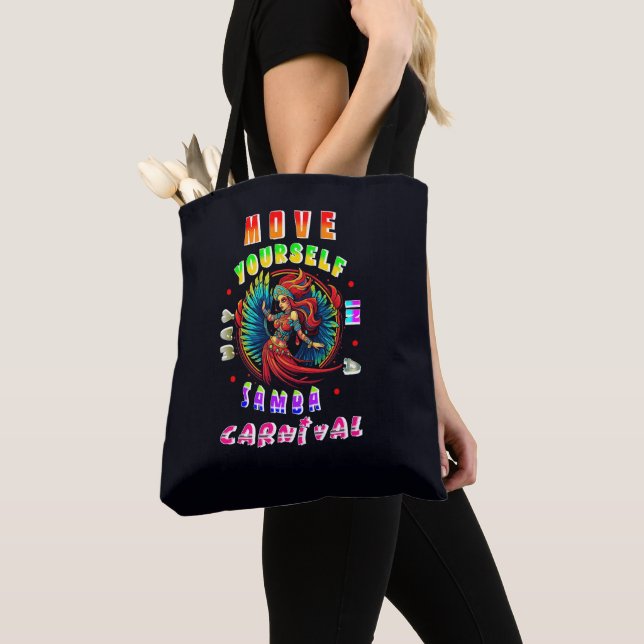 Move Yourself In A Samba Way Carnival Tote Bag (Close Up)